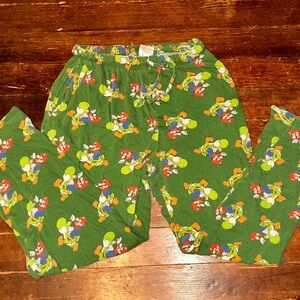 Men’s Medium Mario and Yoshi Pajama Pants